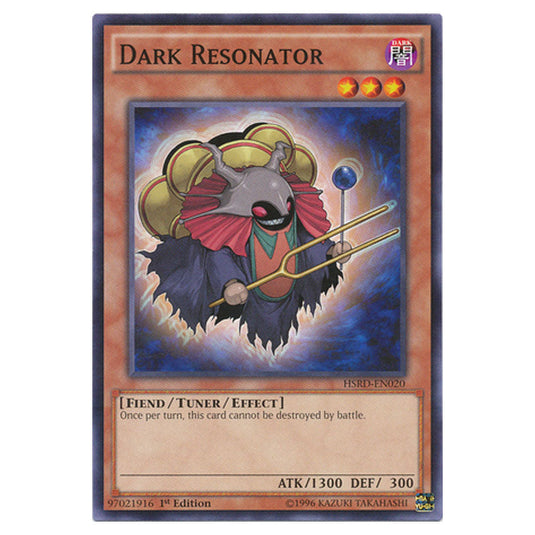 Dark Resonator HSRD-EN020 card from the Yu-Gi-Oh! set High-Speed Riders