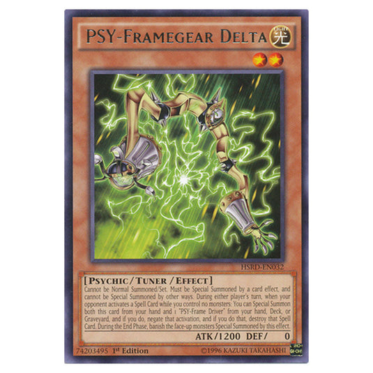 PSY-Framegear Delta HSRD-EN032 card from the Yu-Gi-Oh! set High-Speed Riders