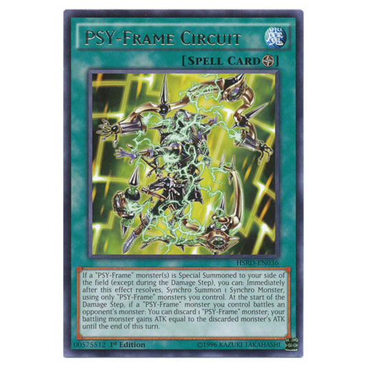 PSY-Frame Circuit HSRD-EN036 card from the Yu-Gi-Oh! set High-Speed Riders