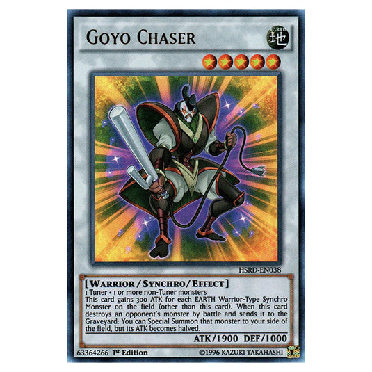 Goyo Chaser HSRD-EN038 card from the Yu-Gi-Oh! set High-Speed Riders