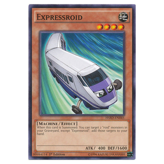 Expressroid HSRD-EN045 card from the Yu-Gi-Oh! set High-Speed Riders