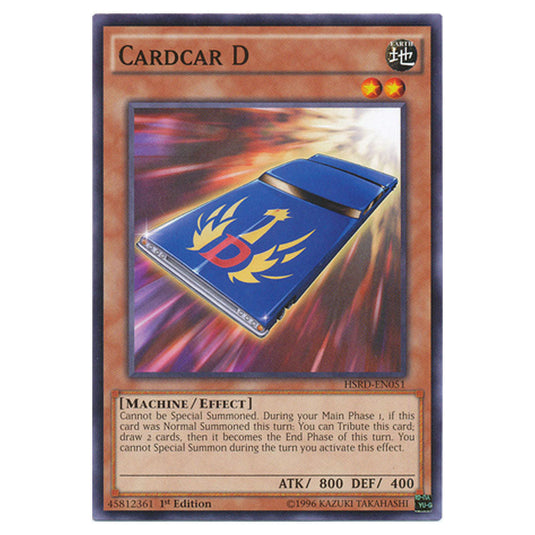 Cardcar D HSRD-EN051 card from the Yu-Gi-Oh! set High-Speed Riders