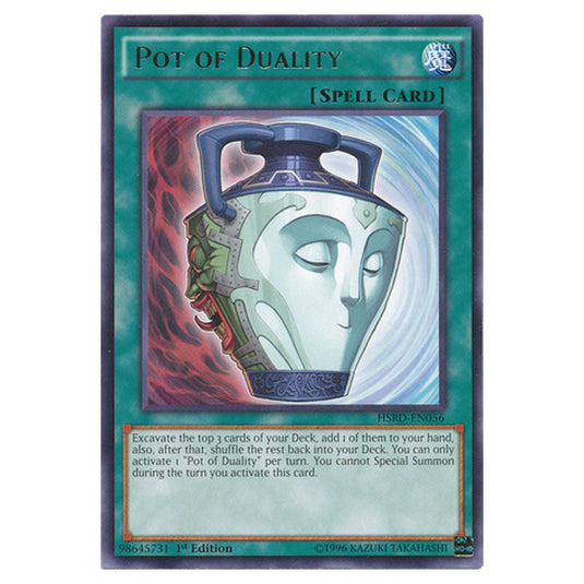 Pot of Duality HSRD-EN056 card from the Yu-Gi-Oh! set High-Speed Riders