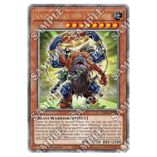 Yu-Gi-Oh! - The Infinite Forbidden - Sengenjin Wakes from a Millennium (Quarter Century Secret Rare) - INFO-EN001a