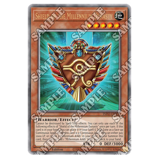 Yu-Gi-Oh! - The Infinite Forbidden - Shield of the Millennium Dynasty (Quarter Century Secret Rare) - INFO-EN003a