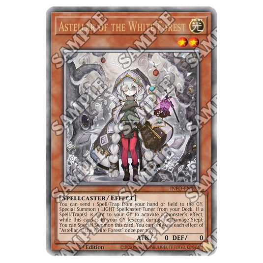 Yu-Gi-Oh! - The Infinite Forbidden - Astellar of the White Forest (Quarter Century Secret Rare) - INFO-EN013a