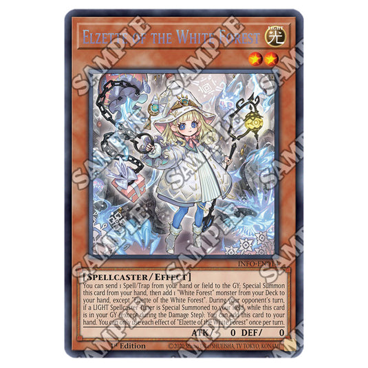 Yu-Gi-Oh! - The Infinite Forbidden - Elzette of the White Forest (Secret Rare) - INFO-EN014