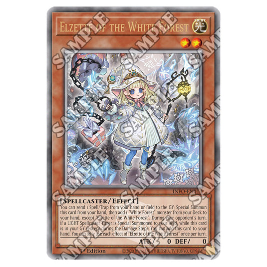 Yu-Gi-Oh! - The Infinite Forbidden - Elzette of the White Forest (Quarter Century Secret Rare) - INFO-EN014a