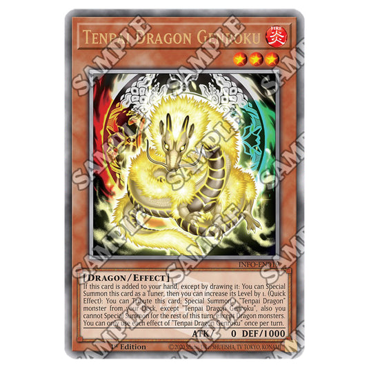 Yu-Gi-Oh! - The Infinite Forbidden - Tenpai Dragon Genroku (Quarter Century Secret Rare) - INFO-EN019a