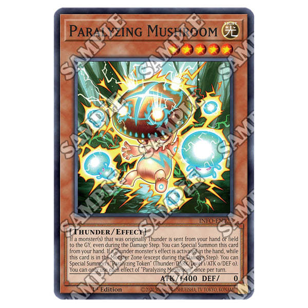 yugioh mushroom man deck Yu-Gi-Oh! - The Infinite Forbidden - Paralyzing (Common) Style:Pult Bomb yellow-gold Most Valuable War of player and collector.