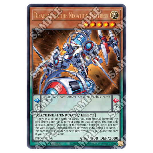 Yu-Gi-Oh! - The Infinite Forbidden - Disablaster the Negation Fortress (Ultra Rare) - INFO-EN026