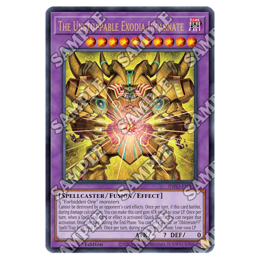 Yu-Gi-Oh! - The Infinite Forbidden - The Unstoppable Exodia Incarnate (Ultra Rare) - INFO-EN033