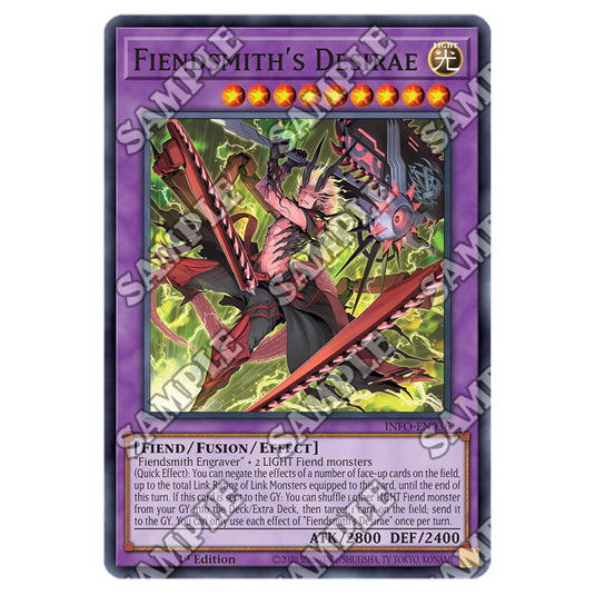 Yu-Gi-Oh! - The Infinite Forbidden - Fiendsmith's Desirae (Super Rare) - INFO-EN036