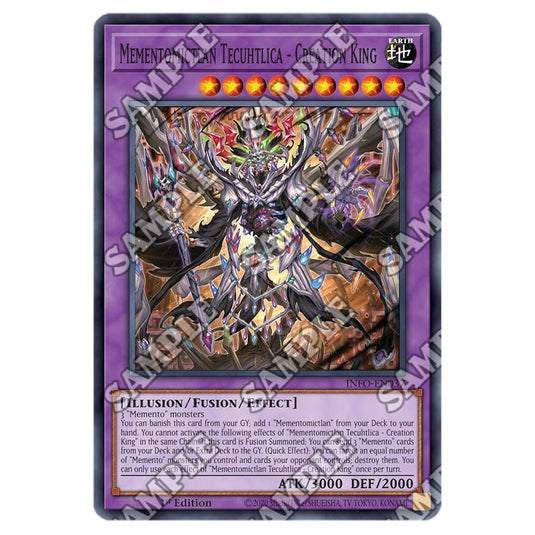 Yu-Gi-Oh! - The Infinite Forbidden - Mementomictlan Tecuhtlica - Creation King (Super Rare) - INFO-EN037