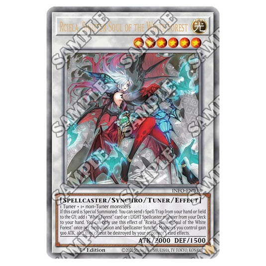 Yu-Gi-Oh! - The Infinite Forbidden - Rciela, Sinister Soul of the White Forest (Quarter Century Secret Rare) - INFO-EN039a