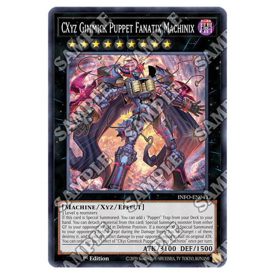 Yu-Gi-Oh! - The Infinite Forbidden - CXyz Gimmick Puppet Fanatix Machinix (Super Rare) - INFO-EN043