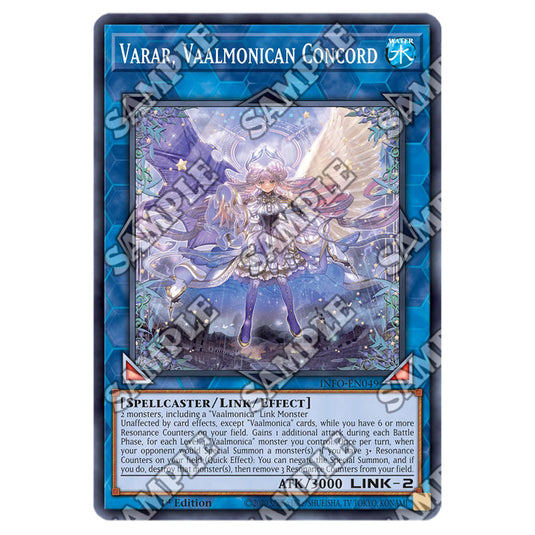 Yu-Gi-Oh! - The Infinite Forbidden - Varar, Vaalmonican Concord (Super Rare) - INFO-EN049