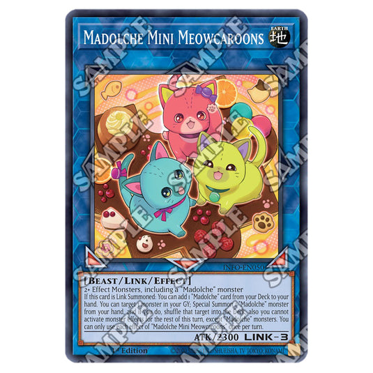 Yu-Gi-Oh! - The Infinite Forbidden - Madolche Mini Meowcaroons (Common) - INFO-EN050