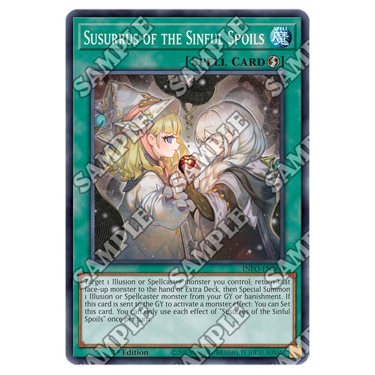 Yu-Gi-Oh! - The Infinite Forbidden - Susurrus of the Sinful Spoils (Super Rare) - INFO-EN060