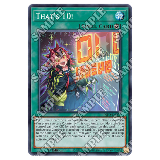 infinite cards yugioh duel links Yu-Gi-Oh! - The Infinite Forbidden - That's 10! (Common)