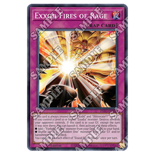 Yu-Gi-Oh! - The Infinite Forbidden - Exxod Fires of Rage (Super Rare) - INFO-EN068