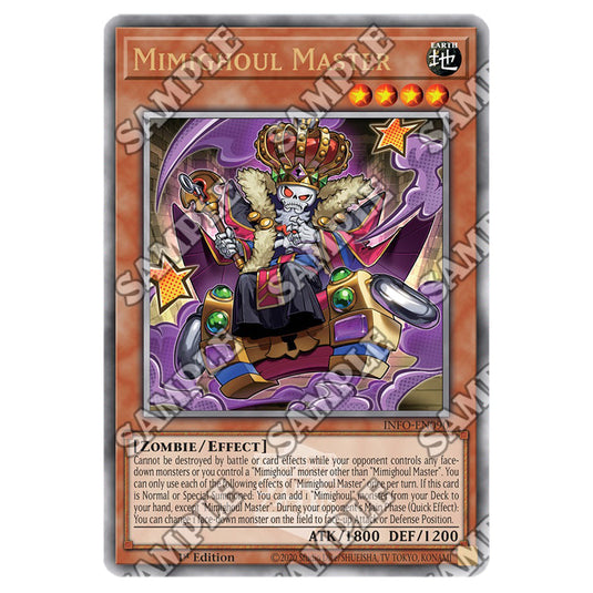 Yu-Gi-Oh! - The Infinite Forbidden - Mimighoul Master (Quarter Century Secret Rare) - INFO-EN090a