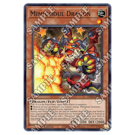 yugioh mimighoul cards Yu-Gi-Oh! - The Infinite Forbidden - Mimighoul Dragon (Super Rare)