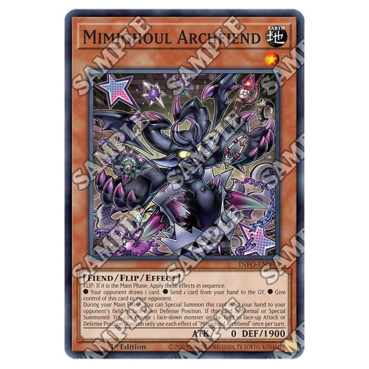 Yu-Gi-Oh! - The Infinite Forbidden - Mimighoul Archfiend (Super Rare) - INFO-EN093