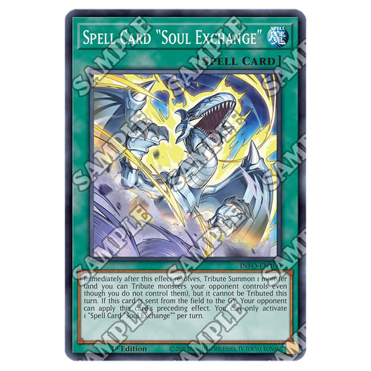 Yu-Gi-Oh! - The Infinite Forbidden - Spell Card Soul Exchange (Super Rare) - INFO-EN100