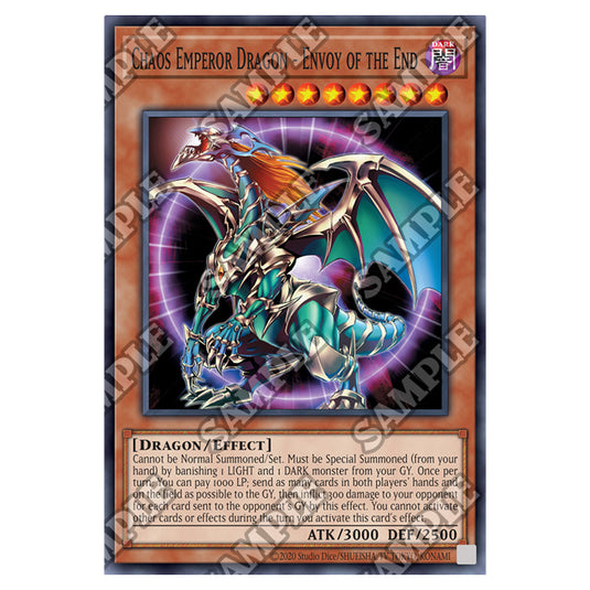 Yu-Gi-Oh! - Invasion of Chaos - 25th Anniversary Reprint - Chaos Emperor Dragon - Envoy of the End (Secret Rare) IOC-25-EN000