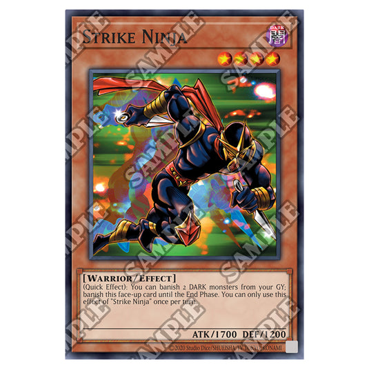 Yu-Gi-Oh! - Invasion of Chaos - 25th Anniversary Reprint - Strike Ninja (Ultra Rare) IOC-25-EN007