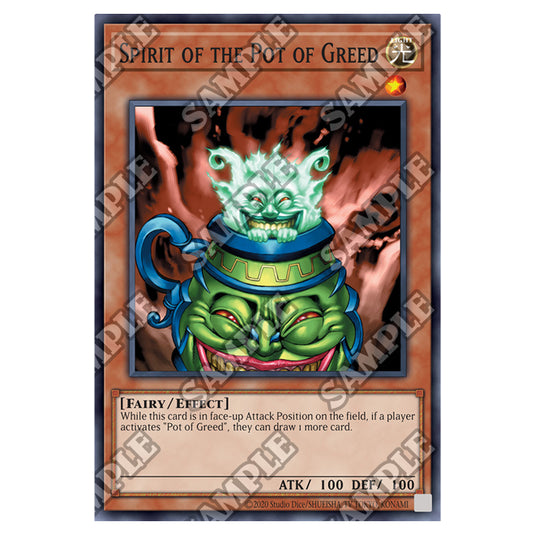 Yu-Gi-Oh! - Invasion of Chaos - 25th Anniversary Reprint - Spirit of the Pot of Greed (Common) IOC-25-EN009