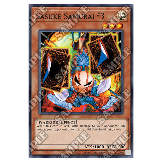 Yu-Gi-Oh! - Invasion of Chaos - 25th Anniversary Reprint - Sasuke Samurai #3 (Rare) IOC-25-EN011