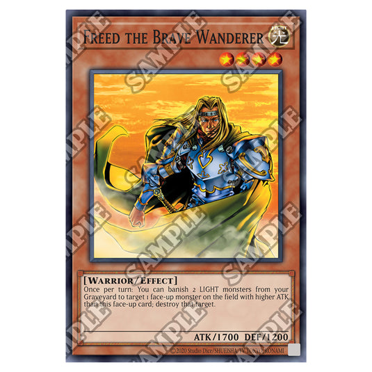 Yu-Gi-Oh! - Invasion of Chaos - 25th Anniversary Reprint - Freed the Brave Wanderer (Super Rare) IOC-25-EN014