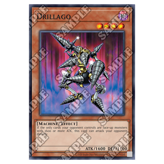 Yu-Gi-Oh! - Invasion of Chaos - 25th Anniversary Reprint - Drillago (Rare) IOC-25-EN026