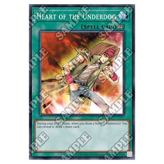 Yu-Gi-Oh! - Invasion of Chaos - 25th Anniversary Reprint - Heart of the Underdog (Common) IOC-25-EN032 Yu-Gi-Oh! - Invasion of Chaos - 25th Anniversary Reprint - Heart of the Underdog (Common) IOC-25-EN032