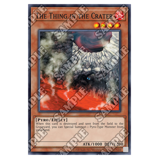Yu-Gi-Oh! - Invasion of Chaos - 25th Anniversary Reprint - The Thing in the Crater (Common) IOC-25-EN063
