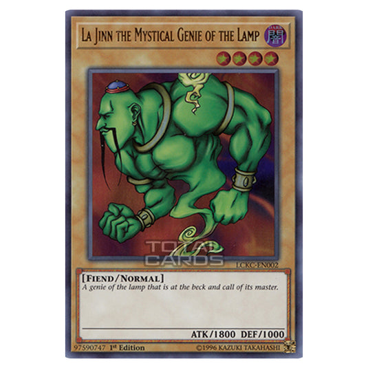 Yu-Gi-Oh! - Legendary Collection Kaiba Mega Pack - La Jinn the Mystical Genie of the Lamp (Ultra Rare) LCKC-EN002