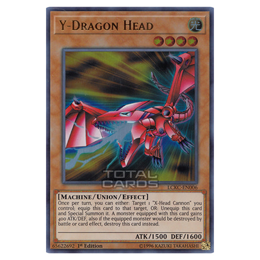 Yu-Gi-Oh! - Legendary Collection Kaiba Mega Pack - Y-Dragon Head (Ultra Rare) LCKC-EN006