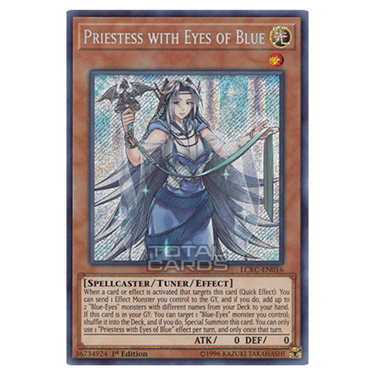 Yu-Gi-Oh! - Legendary Collection Kaiba Mega Pack - Priestess with Eyes of Blue (Secret Rare) LCKC-EN016