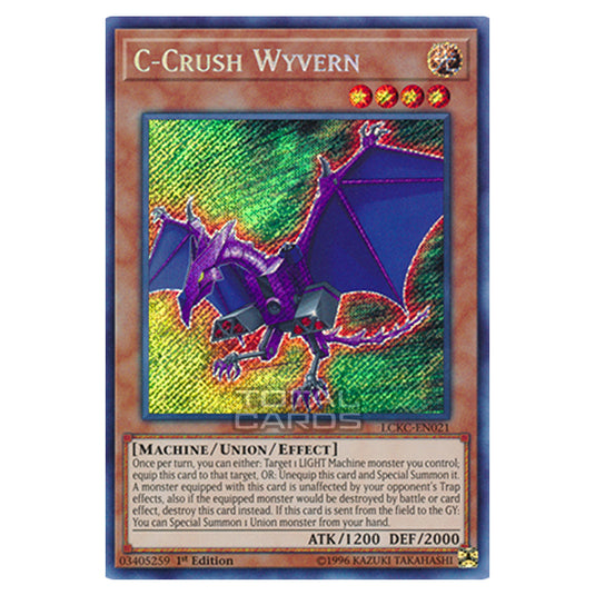 Yu-Gi-Oh! - Legendary Collection Kaiba Mega Pack - C-Crush Wyvern (Secret Rare) LCKC-EN021