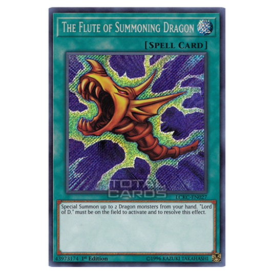 Yu-Gi-Oh! - Legendary Collection Kaiba Mega Pack - The Flute of Summoning Dragon (Secret Rare) LCKC-EN027