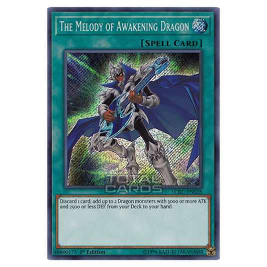 Yu-Gi-Oh! - Legendary Collection Kaiba Mega Pack - The Melody of Awakening Dragon (Secret Rare) LCKC-EN028