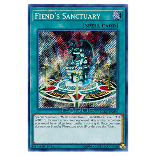 Yu-Gi-Oh! - Legendary Collection Kaiba Mega Pack - Fiend's Sanctuary (Secret Rare) LCKC-EN030