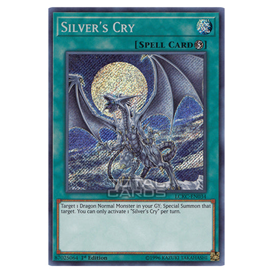 Yu-Gi-Oh! - Legendary Collection Kaiba Mega Pack - Silver's Cry (Secret Rare) LCKC-EN034