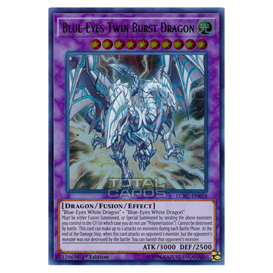 Yu-Gi-Oh! - Legendary Collection Kaiba Mega Pack - Blue-Eyes Twin Burst Dragon (Ultra Rare) LCKC-EN058