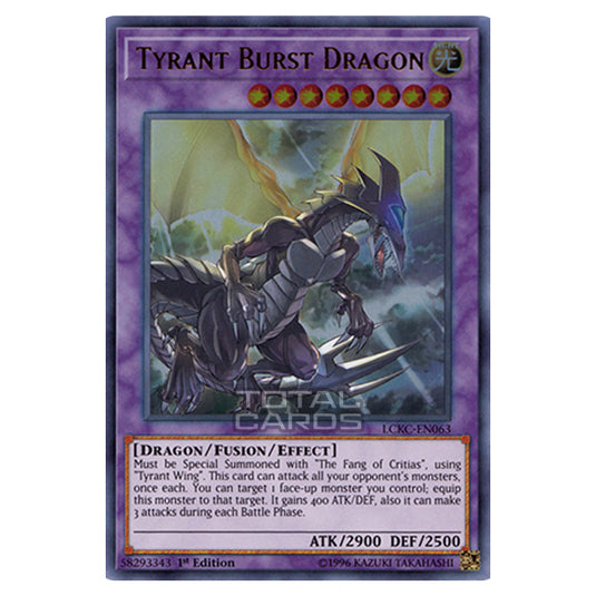 Yu-Gi-Oh! - Legendary Collection Kaiba Mega Pack - Tyrant Burst Dragon (Ultra Rare) LCKC-EN063