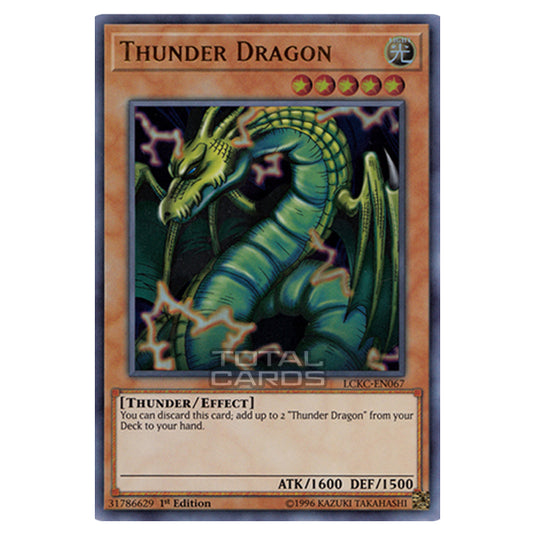 Yu-Gi-Oh! - Legendary Collection Kaiba Mega Pack - Thunder Dragon (Ultra Rare) LCKC-EN067