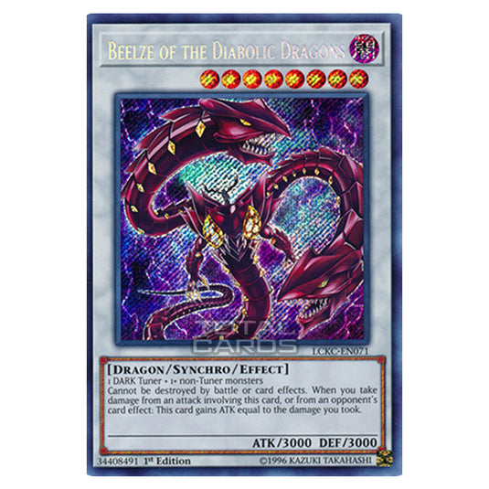 Yu-Gi-Oh! - Legendary Collection Kaiba Mega Pack - Beelze of the Diabolic Dragons (Secret Rare) LCKC-EN071