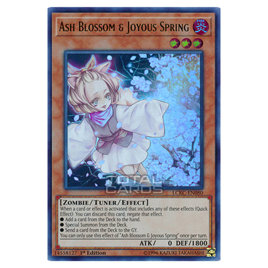 Yu-Gi-Oh! - Legendary Collection Kaiba Mega Pack - Ash Blossom & Joyous Spring (Ultra Rare) LCKC-EN080